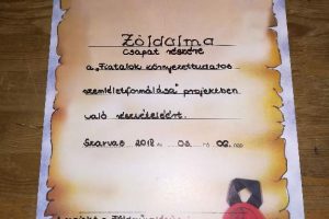 „Fiatalok körrnyezettudatos szemléletformálása a szarvasi járásban”